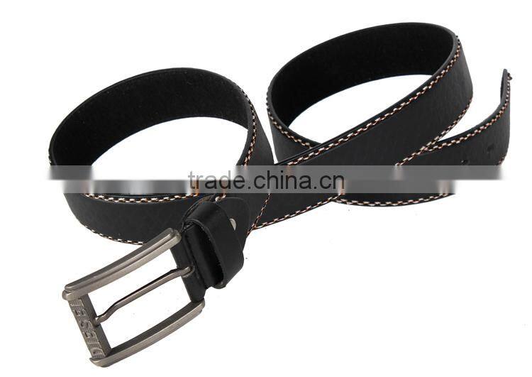Drop Shipping Mens Fish Scale Stripe Fake Leather Waist Belts