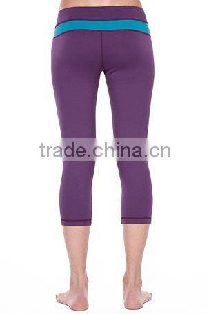 Newest style Women fitness clothing yoga capris pants