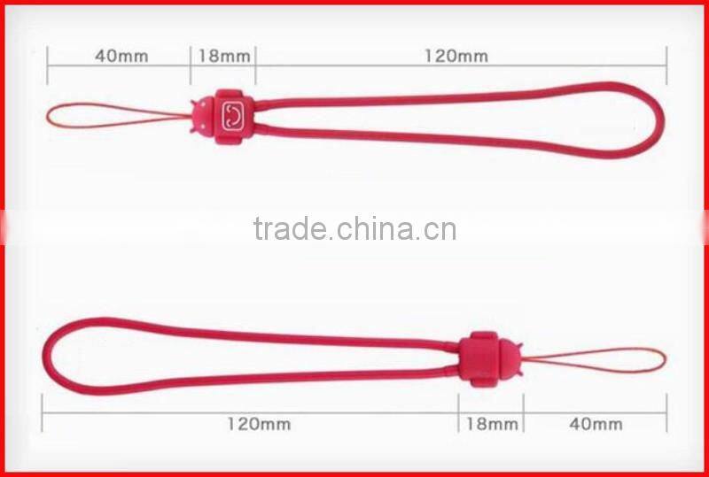 Promotional silicone phone sling for compatible brands