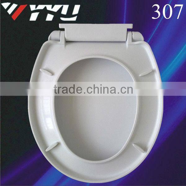 New fashion round plastic black and white toilet seat 307