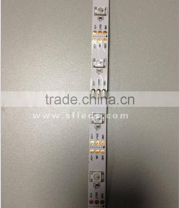 DC5v waterproof addressable led strip light apa102 warm white cold white 144led