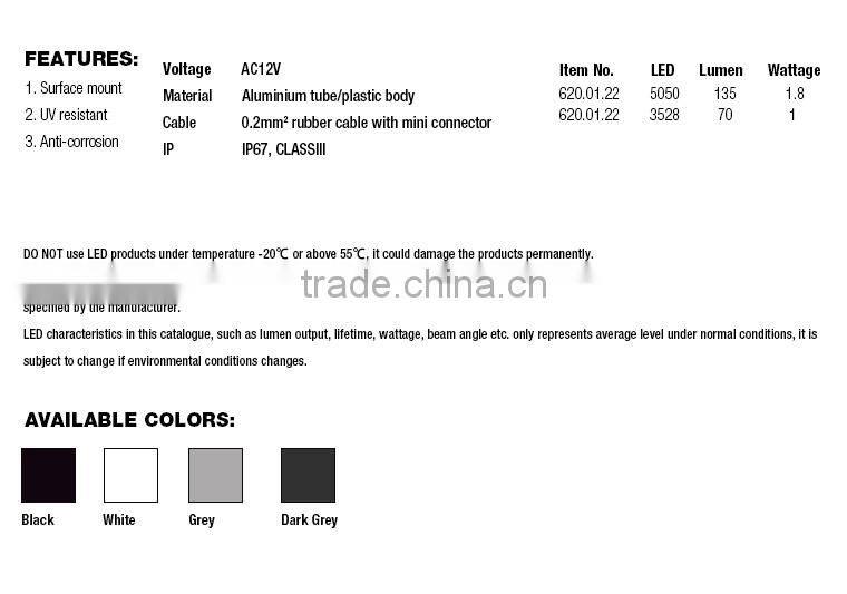 led lawn light/ Aluminum LED spike garden light outdoor spot light 12V IP67