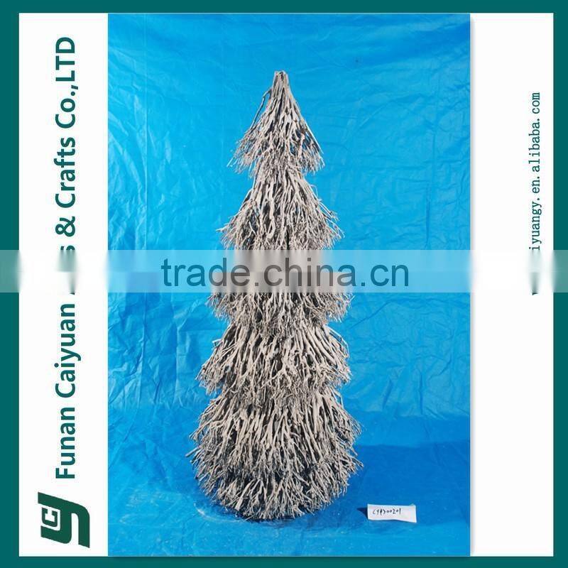 2014 hot sell natural wood holiday decoration wooden Christmas Tree