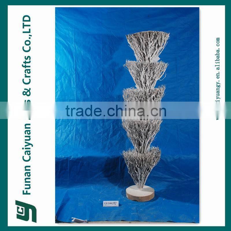 2014 new style hot sell new design artificial popular wooden christmas tree