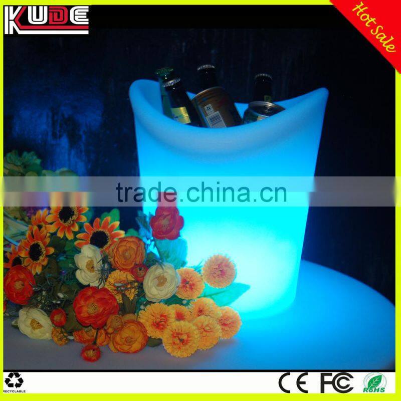 Rechargeable LED Wine Cooler Ice Bucket with remote control