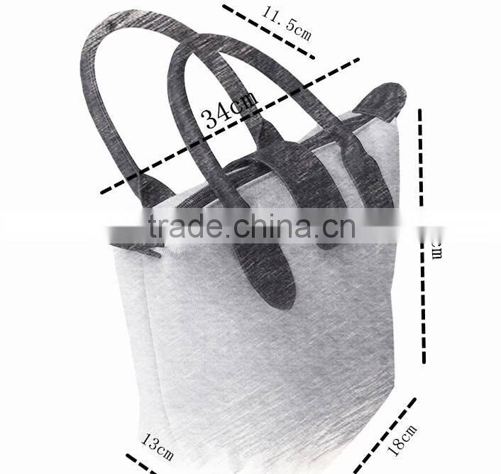 Thicker Handle 16 N Canvas Promotion Insulated Lunch Cooler Bag