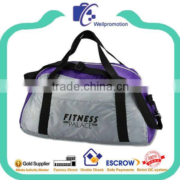 Wellpromotion promotional cheap polo classic sports folding travel bag