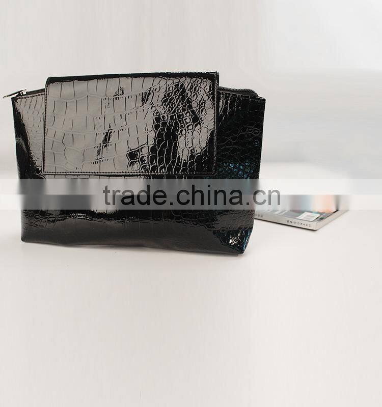 Hot New Bright Stone Pattern PU Leather Clutch Bag For Women