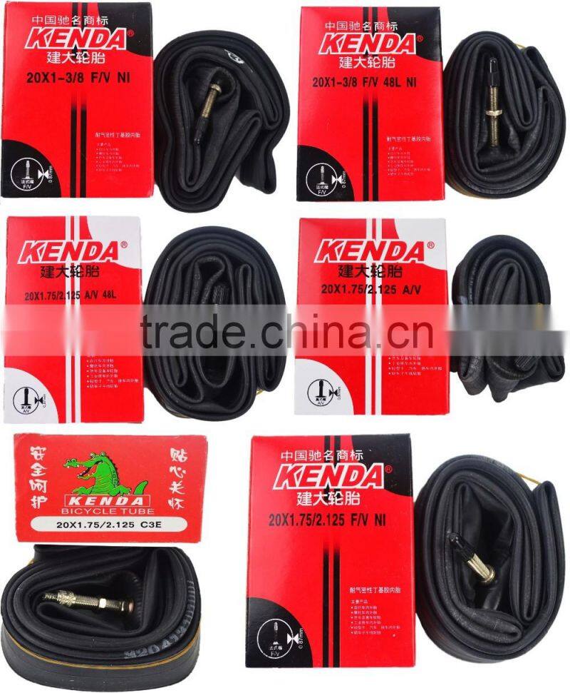 hot sale high quality factory price wear resistant KENDA bicycle tubes bicycle parts