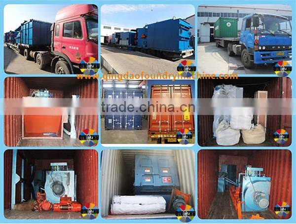 Wire Mesh Belt Conveyor Continous Shot Blasting Machine