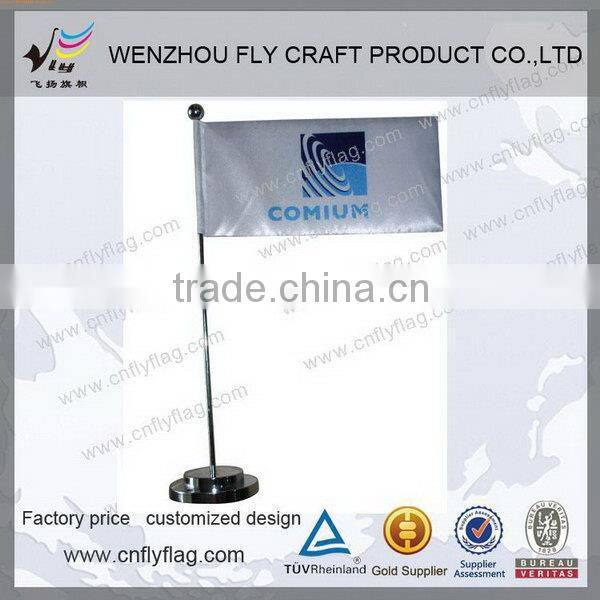 High quality promotional dominica table flag