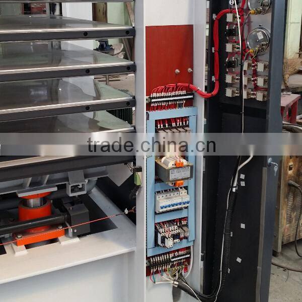 hydraulic hot press machine for furniture with CE