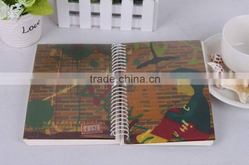 Design your own fancy school and office supplies cheap spiral blank books