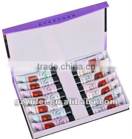 18 colors nail art acrylic paint