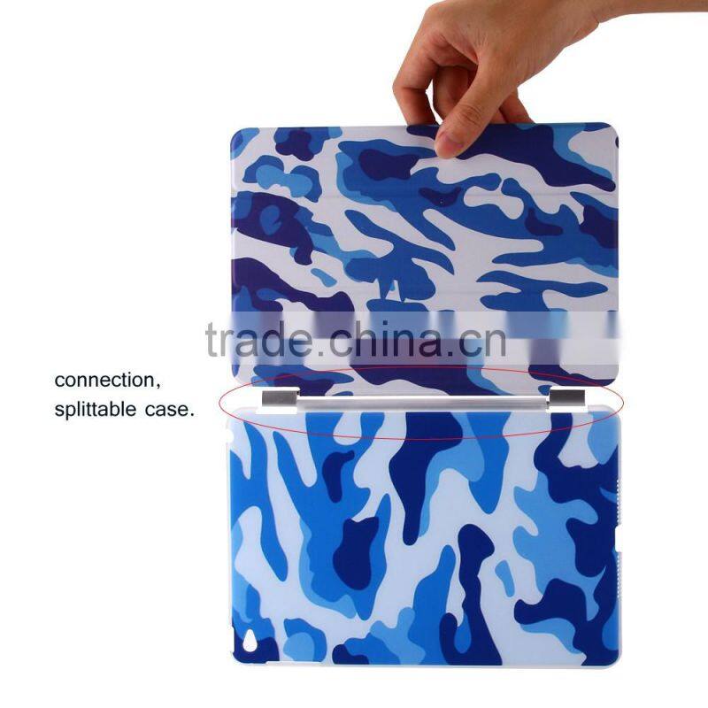 New Arrival Leather For Ipad 6 Magnetic Printed Case