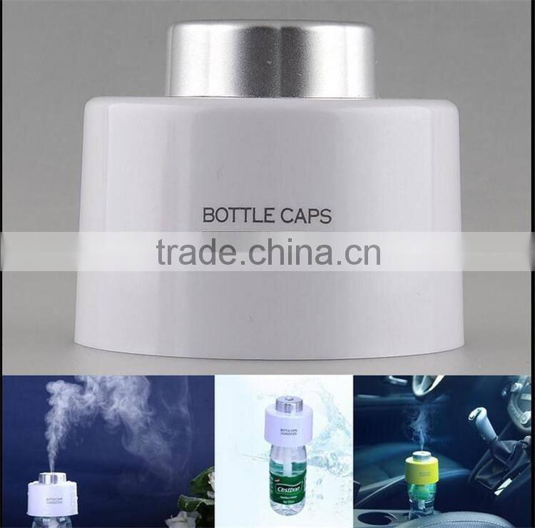 USB portable aroma water bottle cap humidifier mist air humidifier