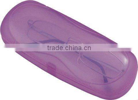 Plastic reading glasses case