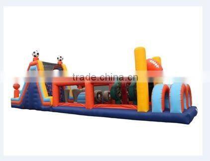 3.5mWx20mLx6mH giant inflatable obstacle course outdoor inflatable games for adult