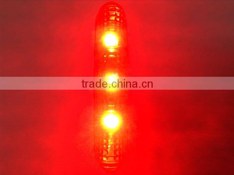 Hot sale in Korea newest bike frame 5 red led bicycle light