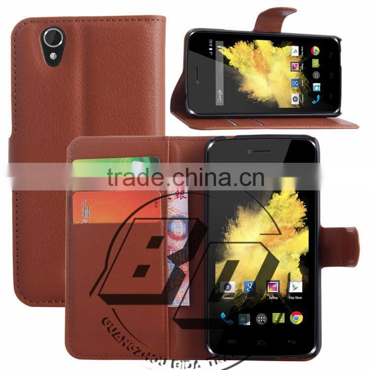 Ultra High Quality PU Leather Wallet Design case Folio Business Style For Wiko Birdy luxury leather case factory price