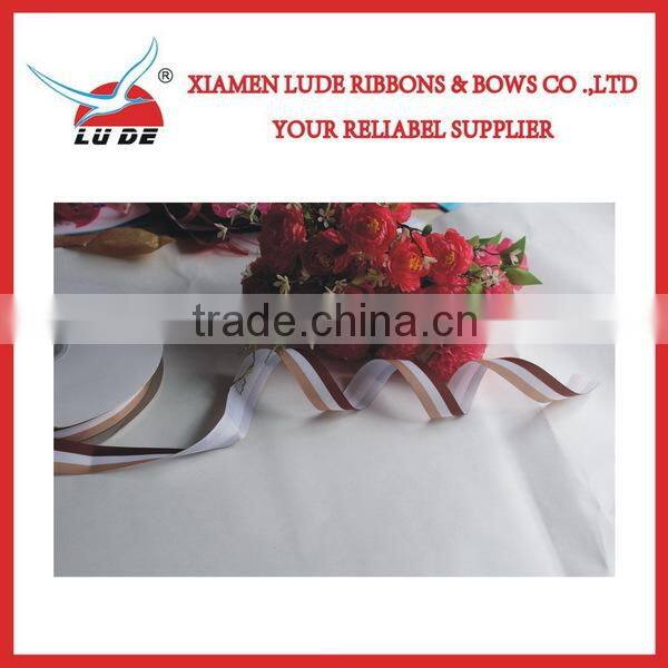 colorful custom woven ribbon for gift packing