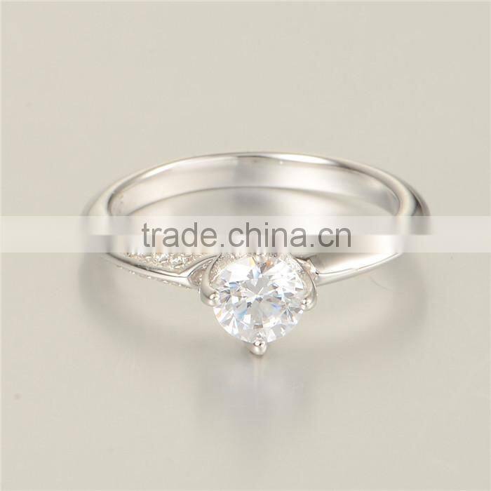 2016 New Arrival s925 Silver Wedding Diamond Rings