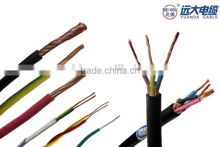 6mm Aging proof rubber insulation aluminum core wire