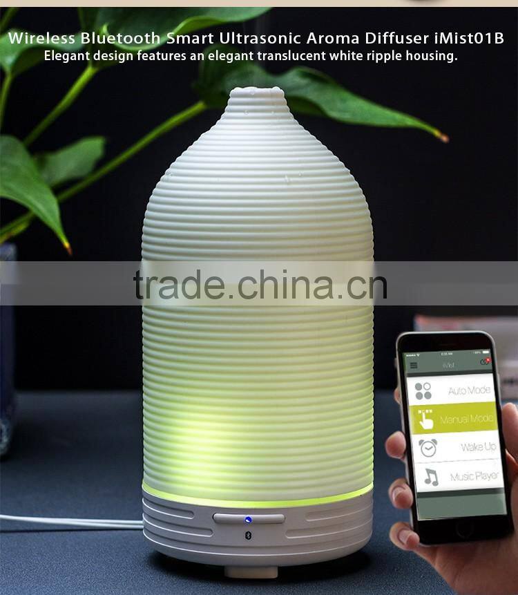 iMist home Wireless smart portable ultrasonic aroma diffuser, waterless aromatherapy diffuser with bluetooth app control