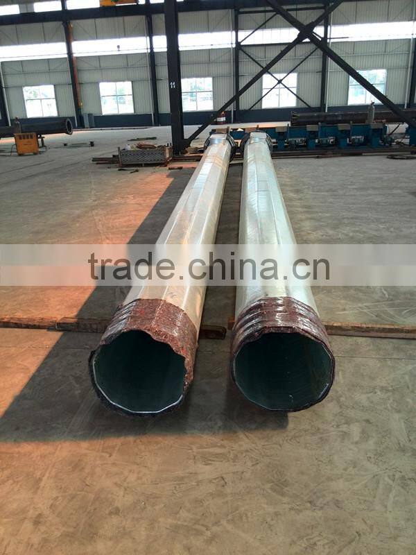 new style traffic light pole and steel traffic signal post Hot Dip Galvanized pole price