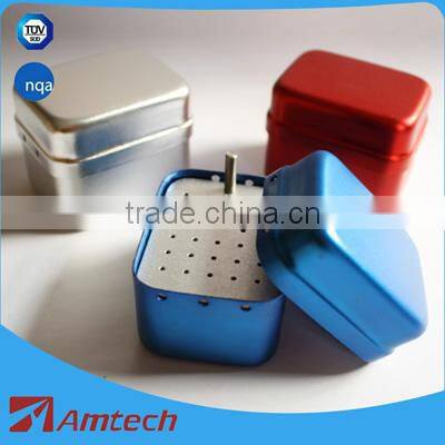 Dental Burs Holder Block Aluminium Autoclave Disinfection