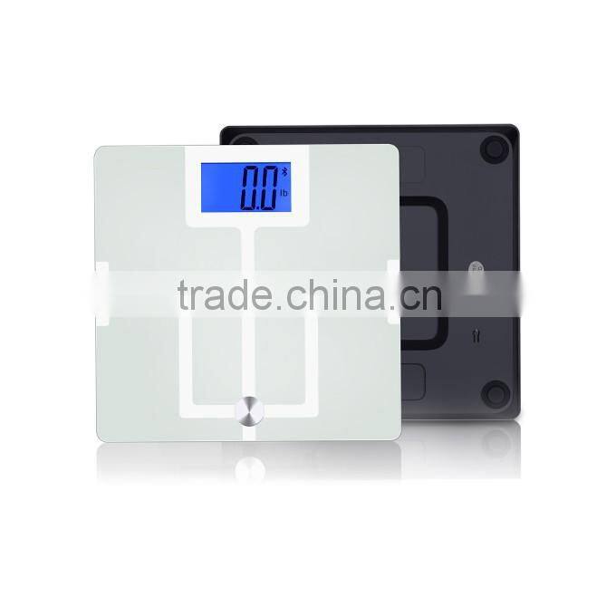 Measures Weight Body Fat Water Bone Mass 400 Lbs Capacity Scale