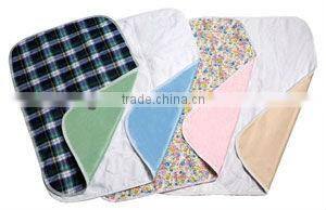 Plaid Washable underpads for incontinence
