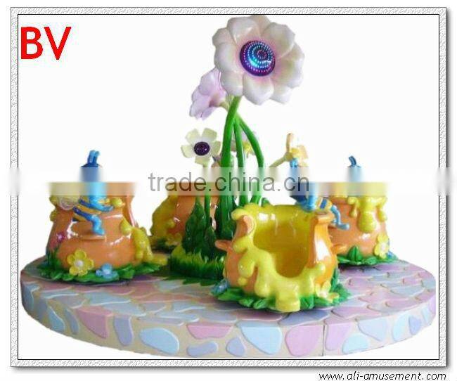 Professional indoor amusement coffee cup rides for sale