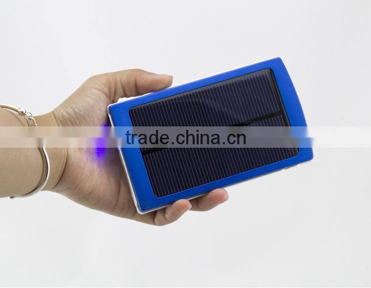 2015 Waterproof battery solar power bank 10000mah, 5000mah solar power mobile charger