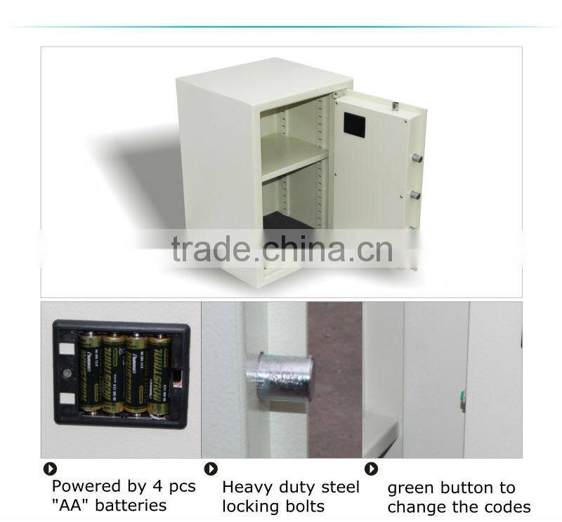 steel heavy large office safe box with keylock and handle/ big security equipment