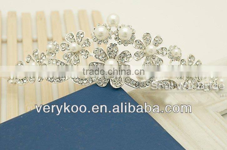 Women's jewelery set, queen crown for sale wedding hair accessoriesFCM-30029