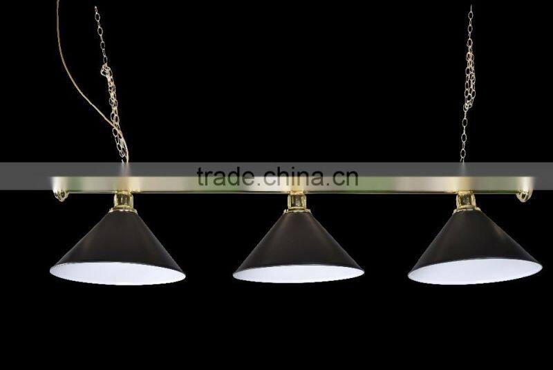 Cheaper price Classic stylish High quality pool table light 3 shades/ 4 shades/ 6 shades drop light/ Factory promotion
