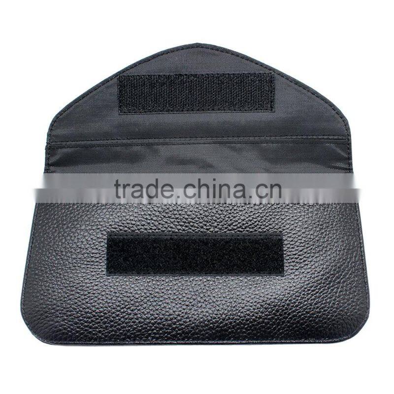 PU leather Rfid blocking cell phone pouch