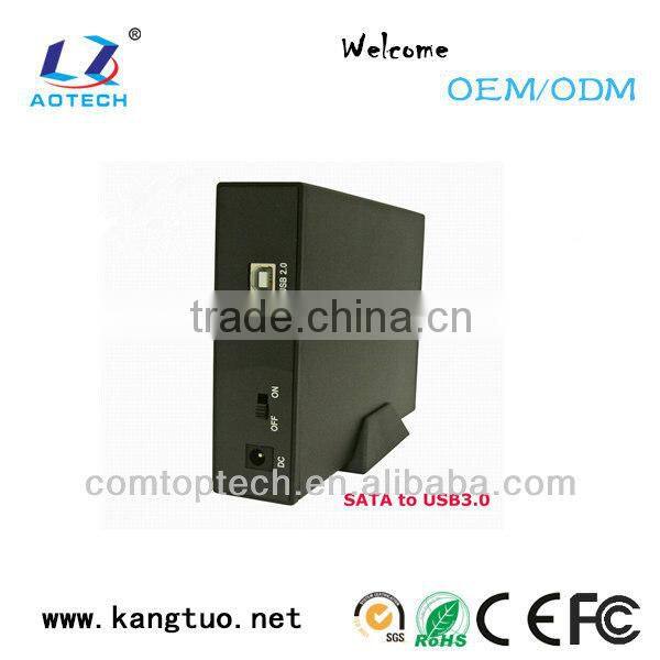 Wholesale Shockproof External 3.5 HDD Enclosure with Aluminum Case