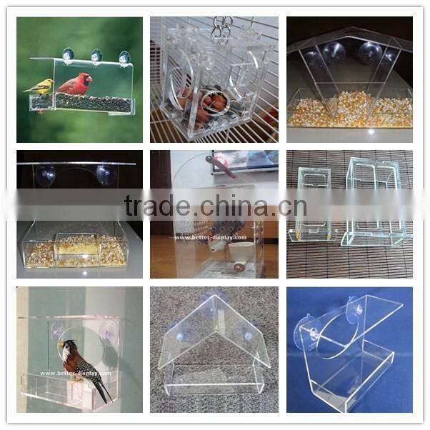 CRYSTAL CLEAR BIRD FEEDER / Suction Window Feeders Birds,