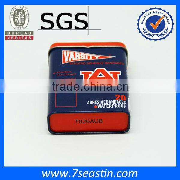 metal tin box for brand-aid