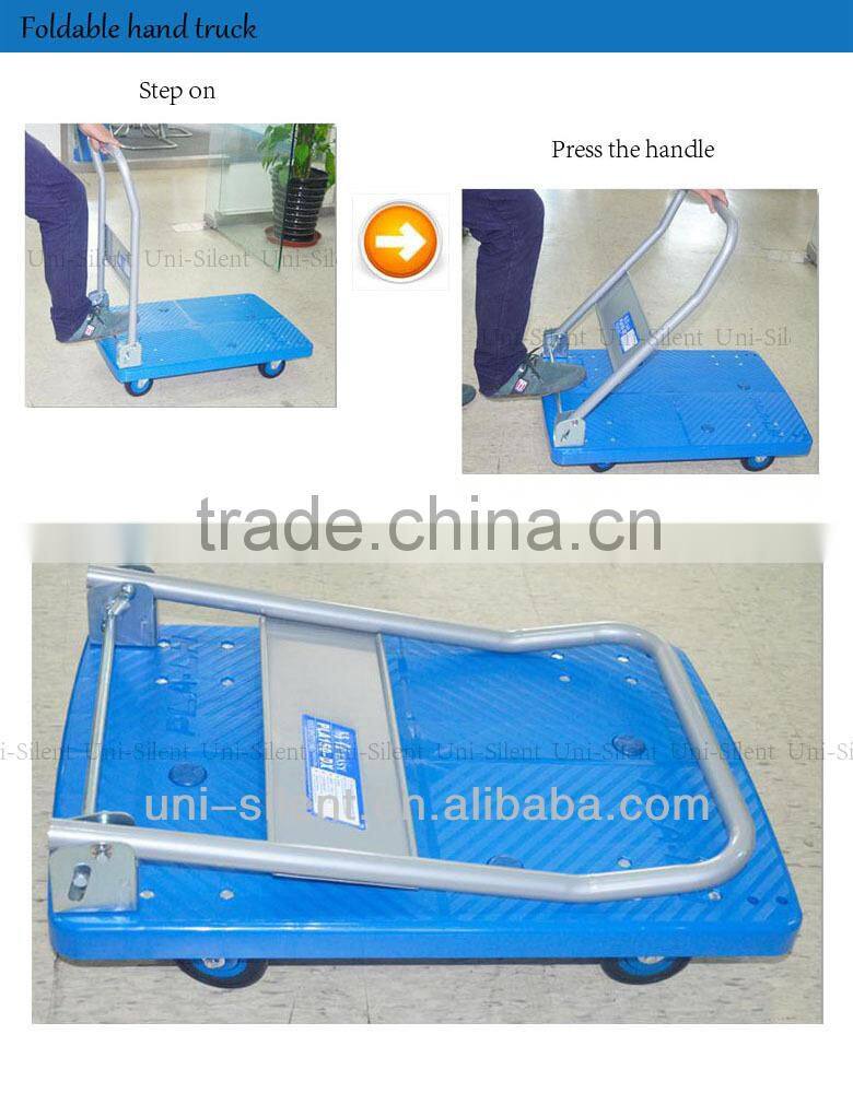 150kg Cheap Plastic Platform Heavy Duty Logistic Cart LH150-DX