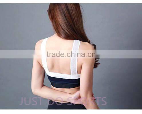 Sexy female sports bra, sweat running damping summer sports and fitness clothing