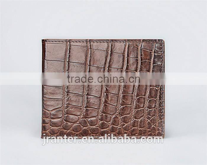 2016 Latest New Real Crocodile Leather Men Bifold Wallets,Custom Leather Wallet for Men