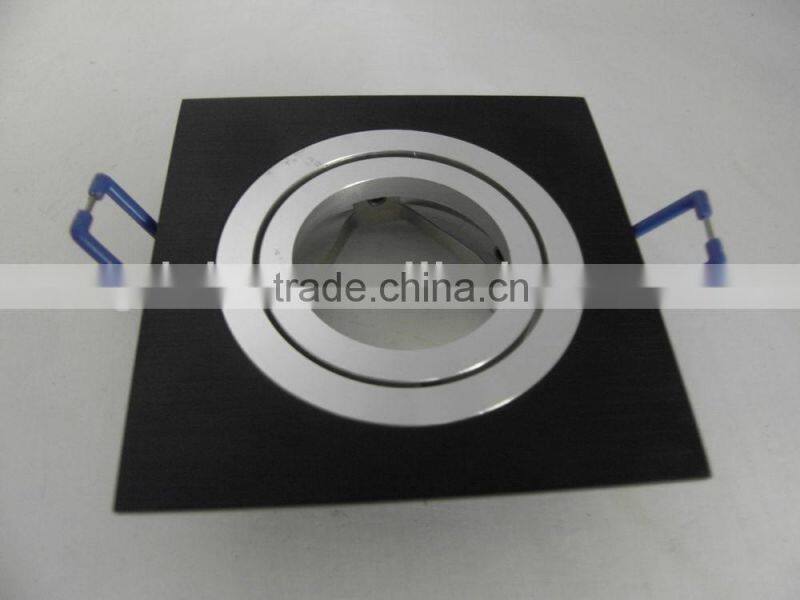 CNC aluminum lighting frames Aluminum AR111 ceiling light holder made in china