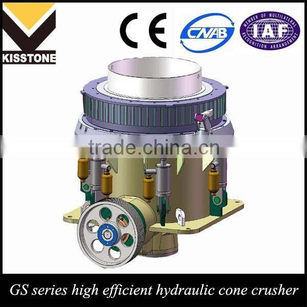 Mobile stone crushing machinery for quarry plant