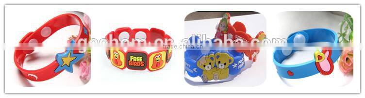 promotional rubber band bracelet maker, rubber charm bracelet