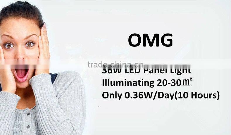 3 years warranty 600x600 36w smd3014 ul listed led panel light