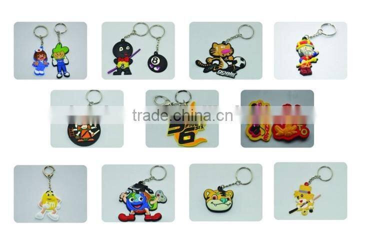 Custom Design Promotion Soft Pvc Keychain