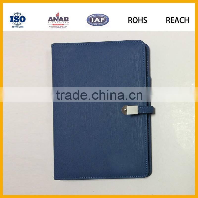 Factory Price Custom Leather Notebook Cover File Folder Cover Work Diary Cover Document Cover